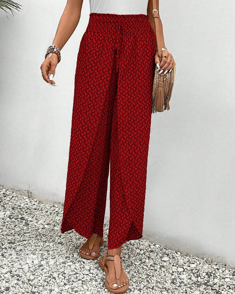 Mavilda | Elegante Broek met Brede Benen