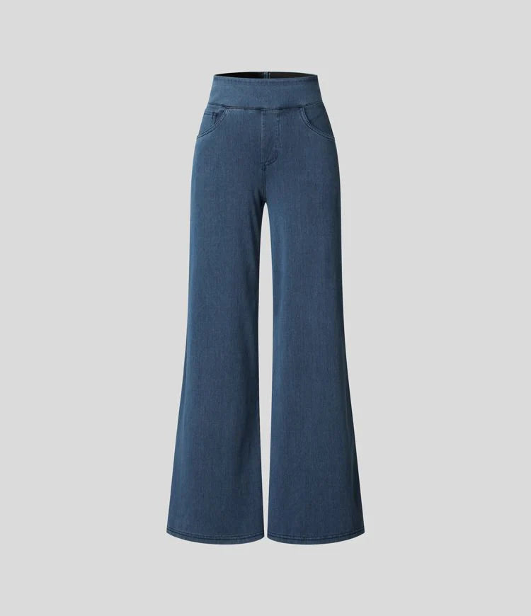 Evie | Comfortabele hoge taille broek met elastiek