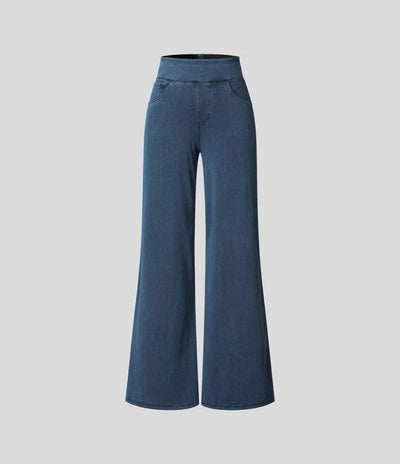Evie | Comfortabele hoge taille broek met elastiek