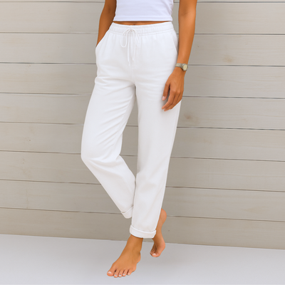 Susy - Premium Ademend Linnen Stretch Broeken