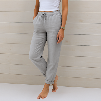 Susy - Premium Ademend Linnen Stretch Broeken