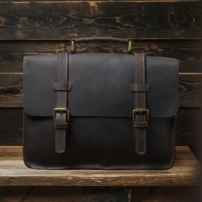Jordan - Leather Courier Backpack