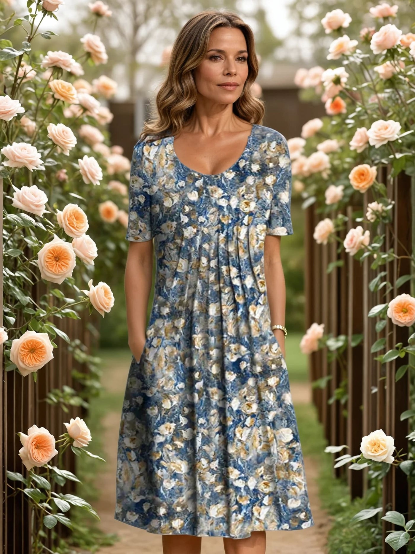 Lova™ | Elegant Floral Dress