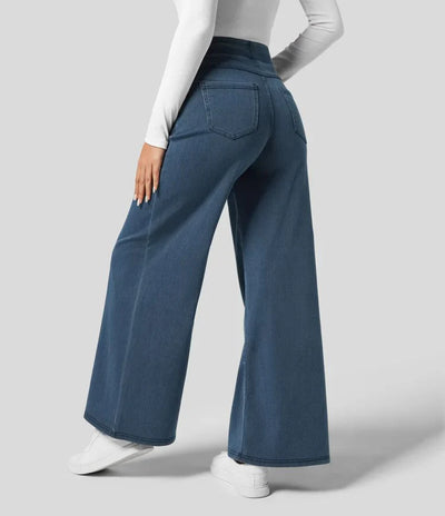 Evie | Comfortabele hoge taille broek met elastiek