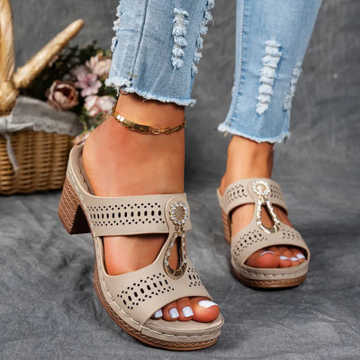 Bella Jewel Mule Sandals