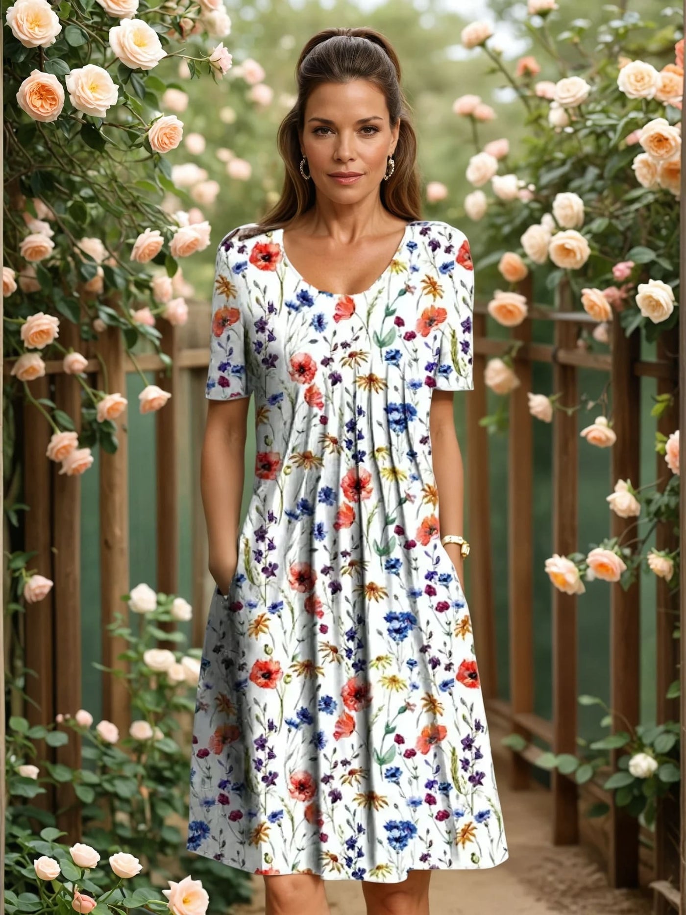 Lova™ | Elegant Floral Dress