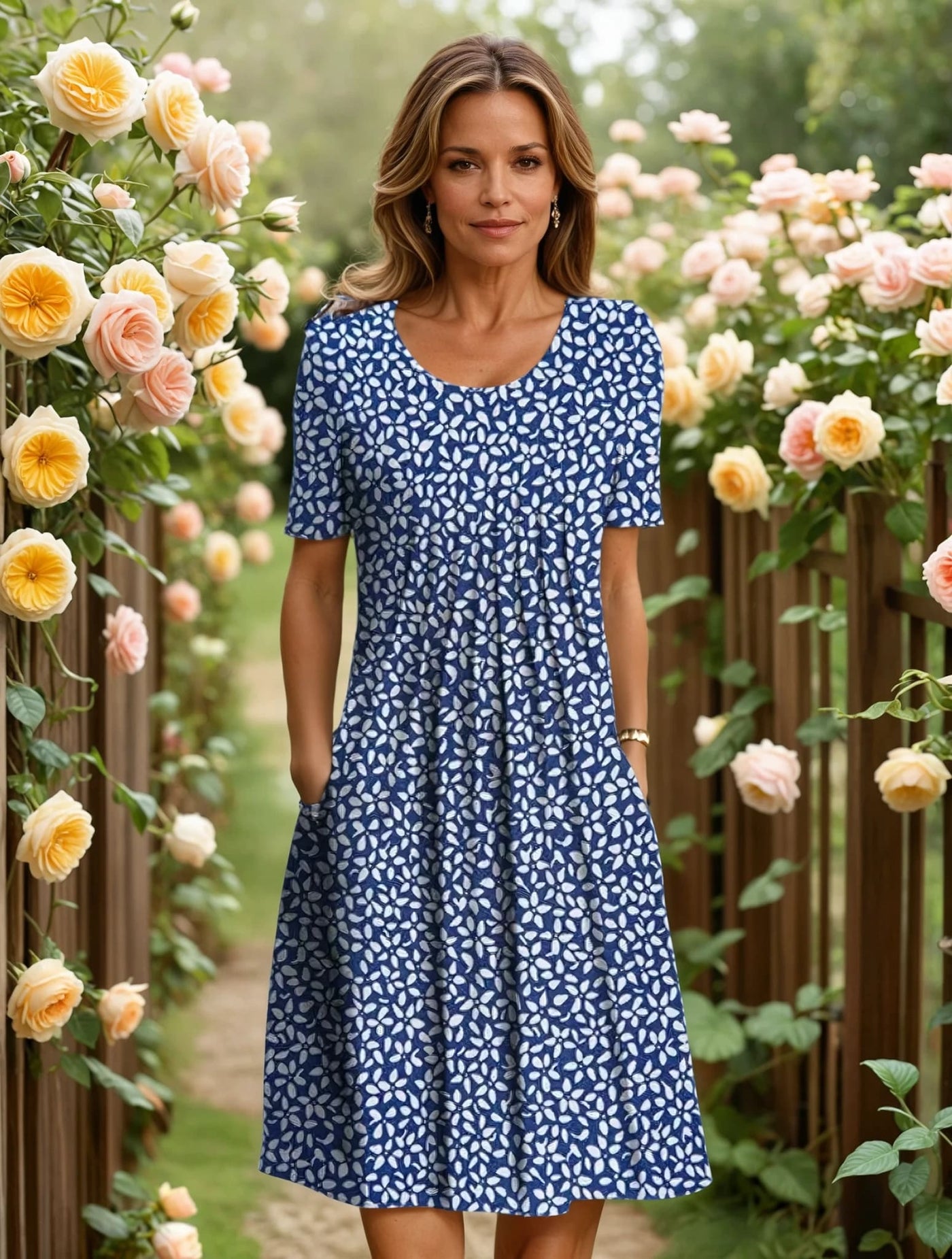 Lova™ | Elegant Floral Dress