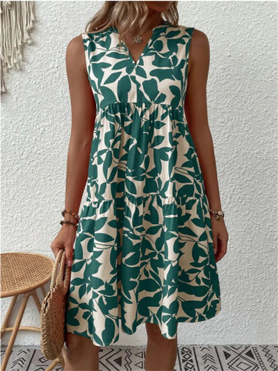 PAULINA | Summer Dress in Leaves