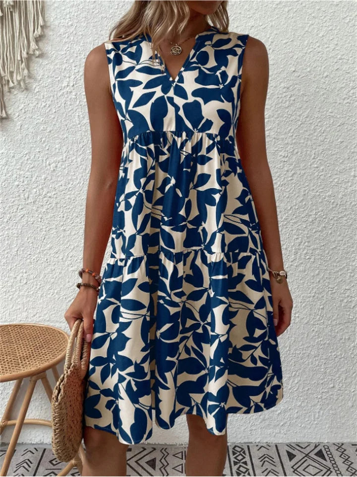 PAULINA | Summer Dress in Leaves