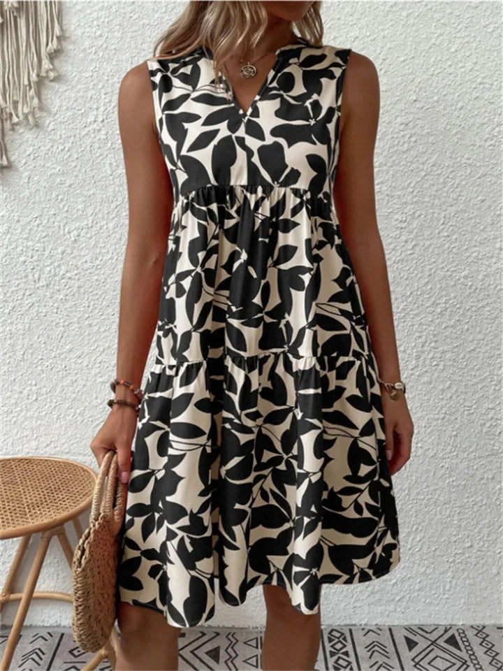 PAULINA | Summer Dress in Leaves
