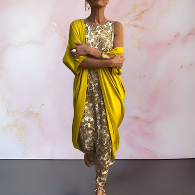 Viola™ | Elegant Dress with Cardigan