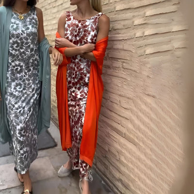 Viola™ | Elegant Dress with Cardigan