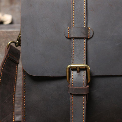 Jordan - Leather Courier Backpack
