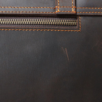 Jordan - Leather Courier Backpack