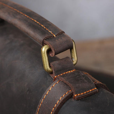 Jordan - Leather Courier Backpack
