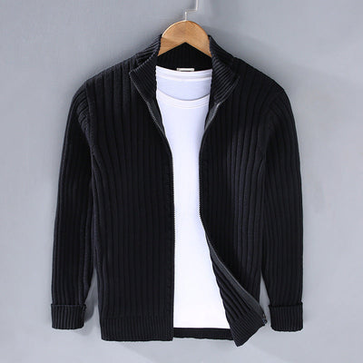 Jacob - Ribbed Zip Pullover Sweater