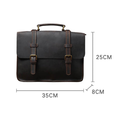 Jordan - Leather Courier Backpack