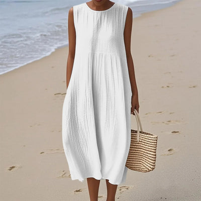 Sienna | Sleeveless Midi Dress for Effortless Summer Style