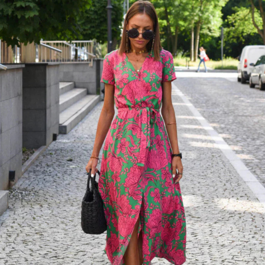 Rolien™ | Elegant V-neck Dress