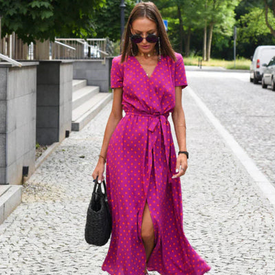 Rolien™ | Elegant V-neck Dress