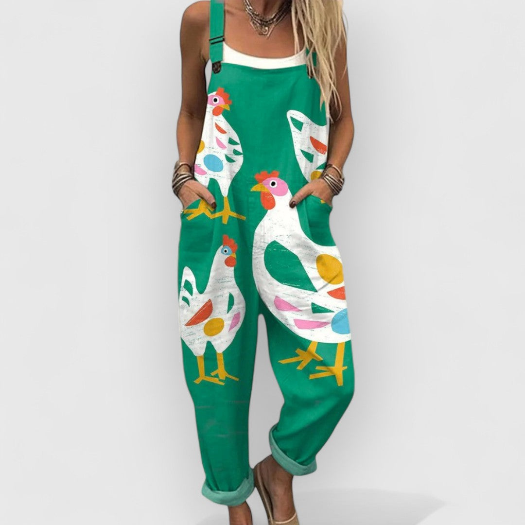 Ésmée | Playful Chicken Overalls