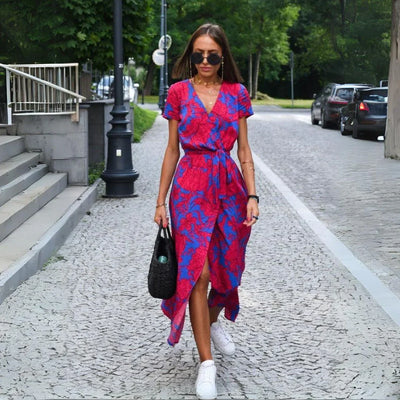 Rolien™ | Elegant V-neck Dress