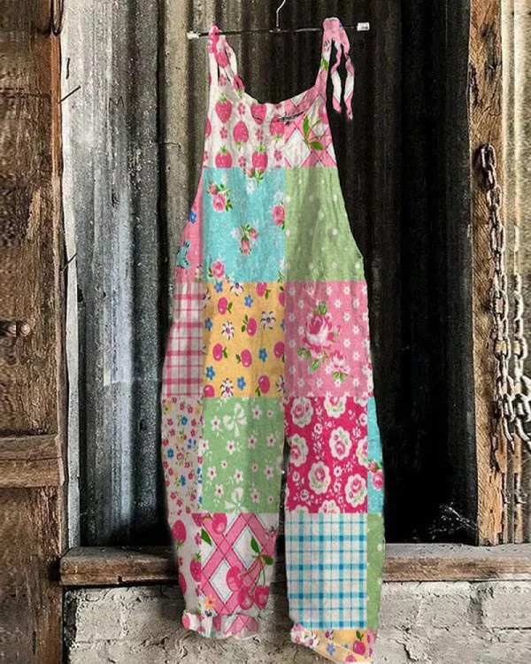 Bohemian Floral Jumpsuit – Effortless Style for Women, All-Day Comfort