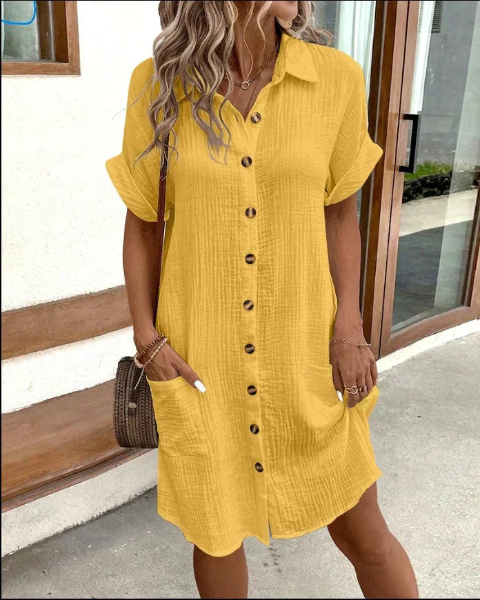Brooklyn – Cotton Polo Shirt Dress