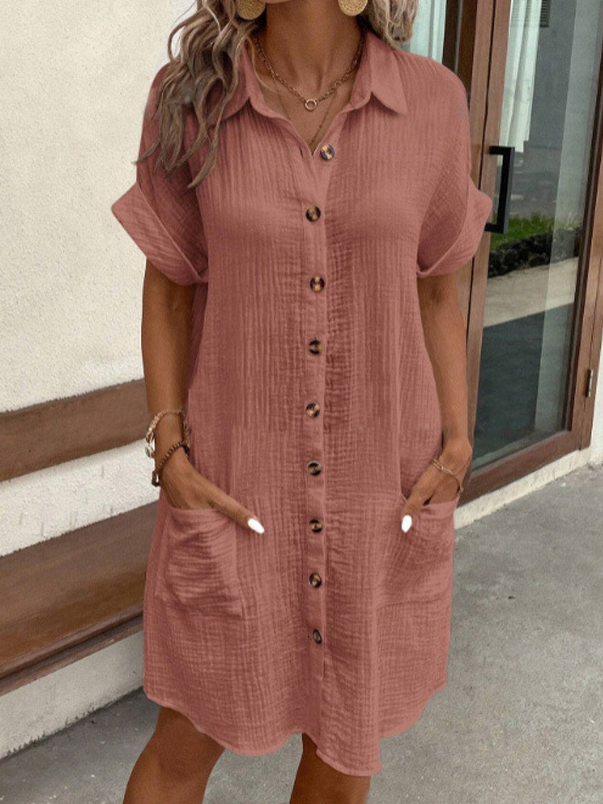 Brooklyn – Cotton Polo Shirt Dress