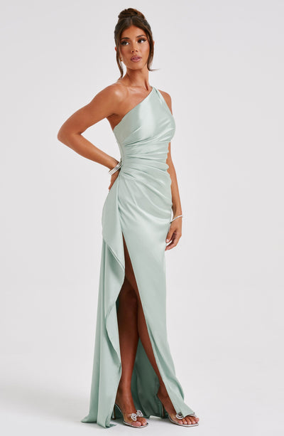 Sherrie - Backless Slit Maxi Dress