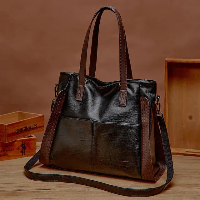 Indigo - Classic Leather Handbag