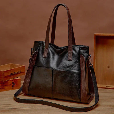 Indigo - Classic Leather Handbag