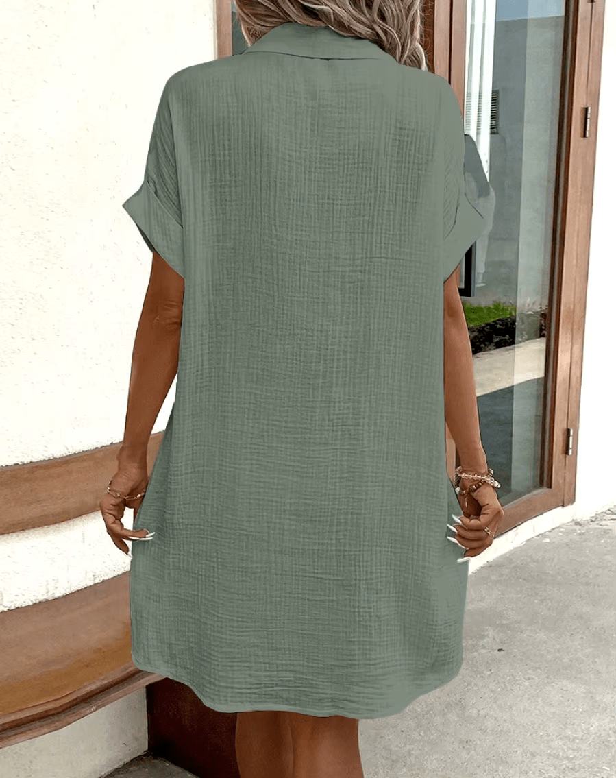 Linnéa™ | Casual and airy midi dress for warm summer days