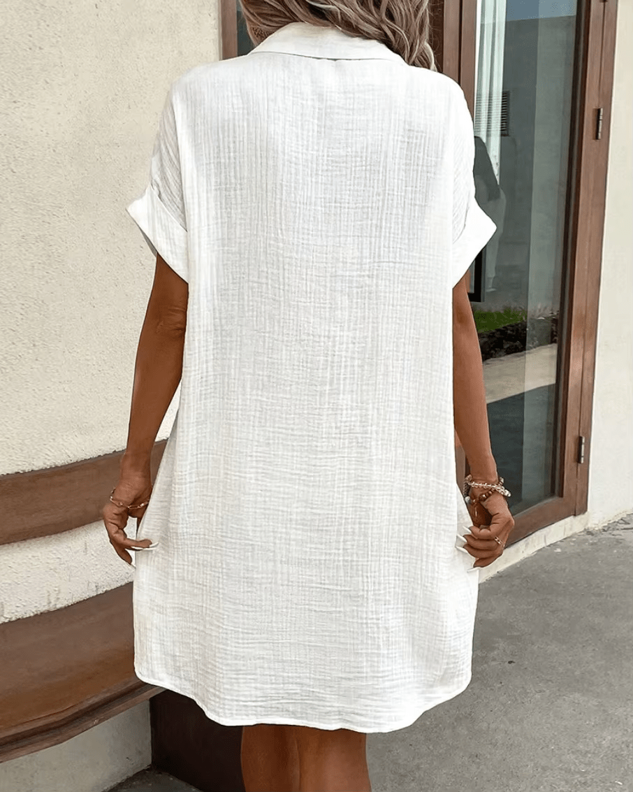 Linnéa™ | Casual and airy midi dress for warm summer days