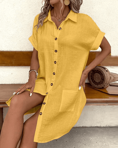Linnéa™ | Casual and airy midi dress for warm summer days