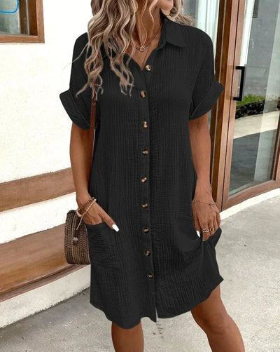 Linnéa™ | Casual and airy midi dress for warm summer days