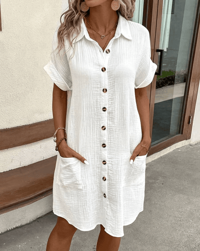 Linnéa™ | Casual and airy midi dress for warm summer days