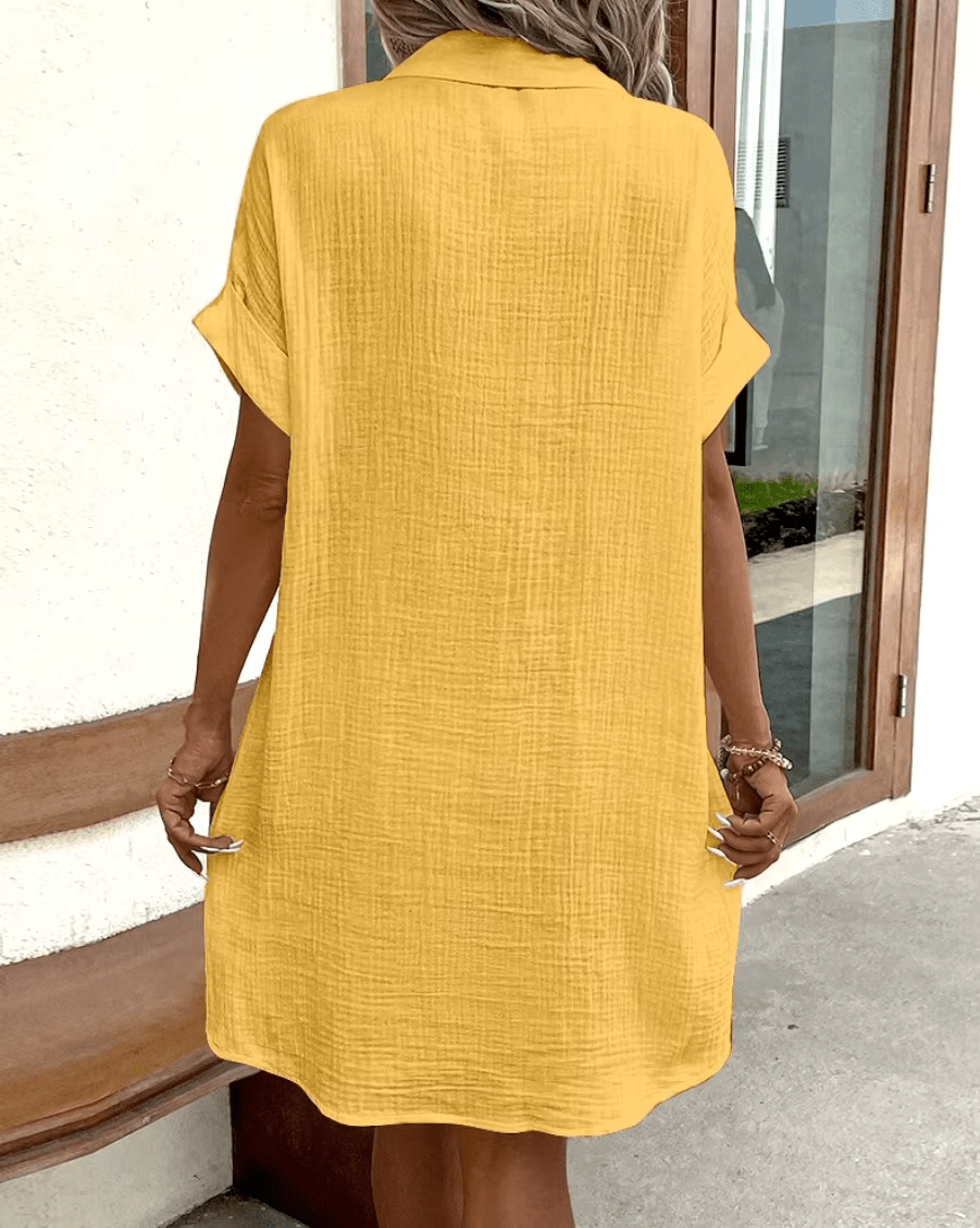 Linnéa™ | Casual and airy midi dress for warm summer days