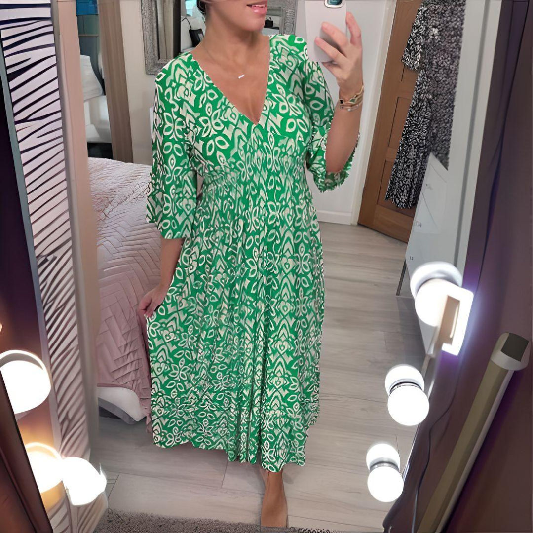 Isabella™ – Boho Print Dress