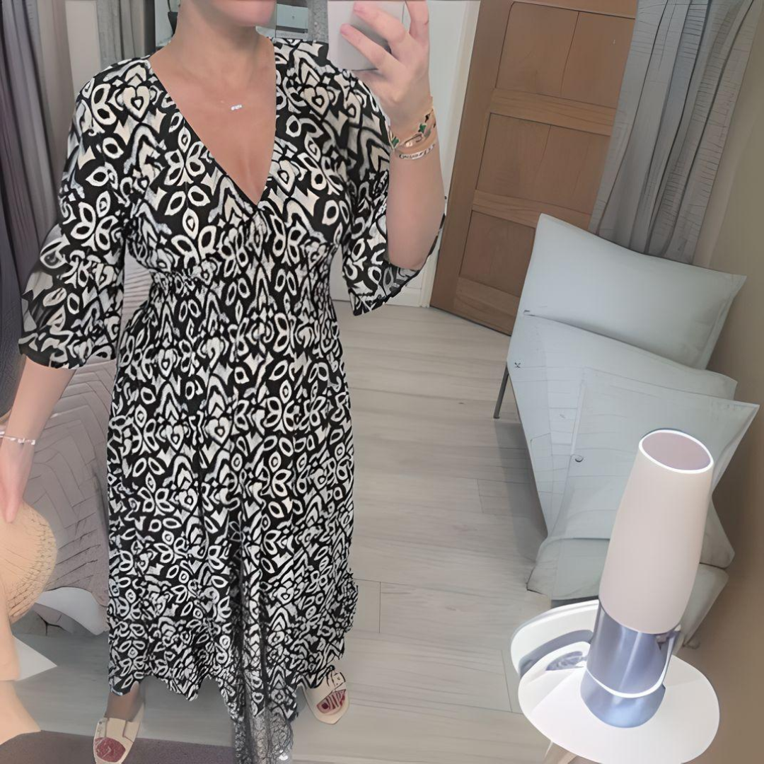 Isabella™ – Boho Print Dress