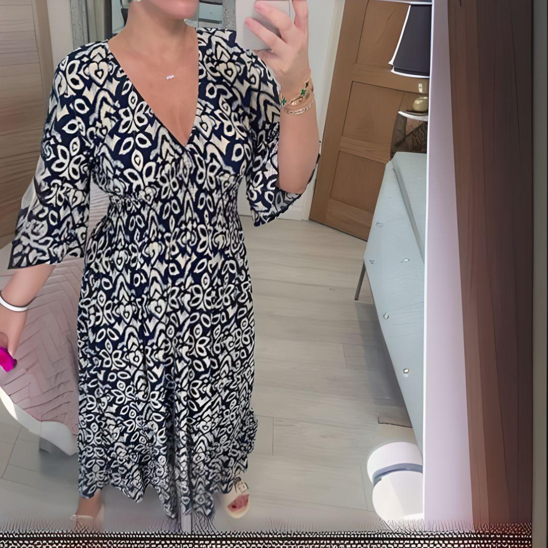 Isabella™ – Boho Print Dress