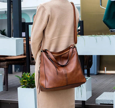 Karmen - Leather Hobo Bag