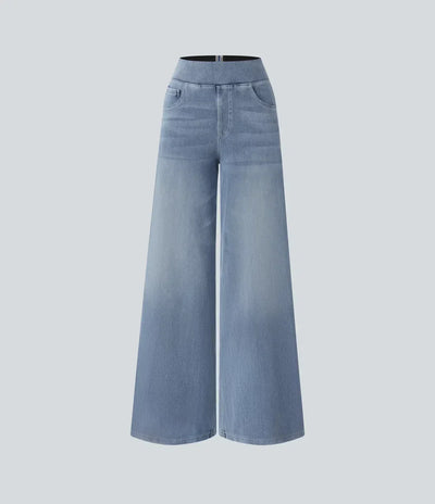Evie | Comfortabele hoge taille broek met elastiek
