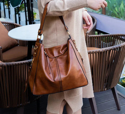 Karmen - Leather Hobo Bag