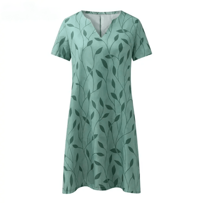 Johanna – Printed V-Neck Dress