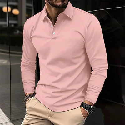 Friedrich - Casual Long Sleeve Polo Shirt