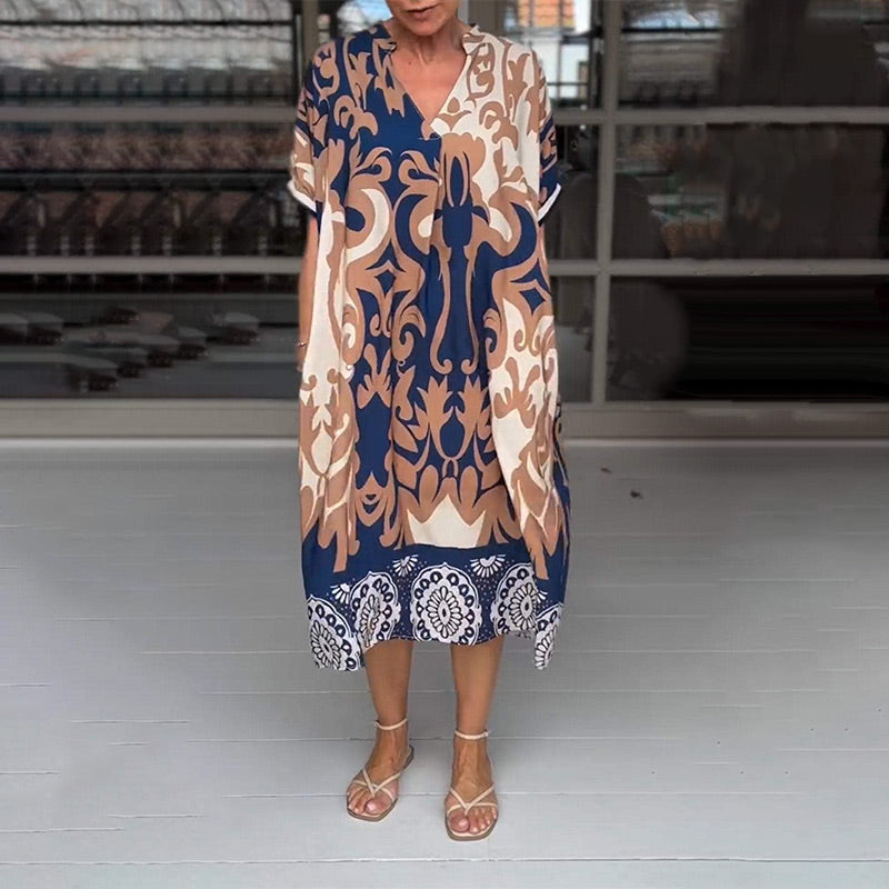 ANNELIA | Boho Dress with Belly Coverage