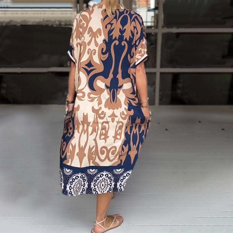 ANNELIA | Boho Dress with Belly Coverage