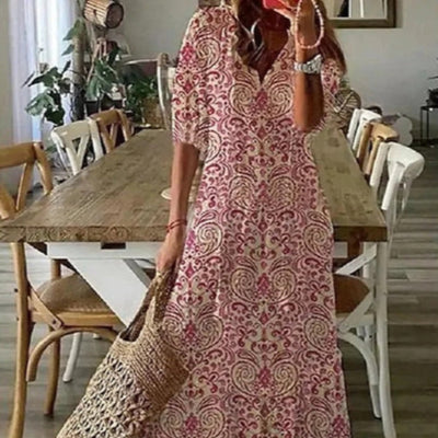 Annemarije™ | Boho Buikbedekkende Jurk